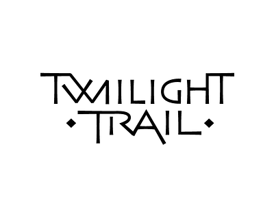 Twilight Trail Revised carving craftsman logo rustic wood