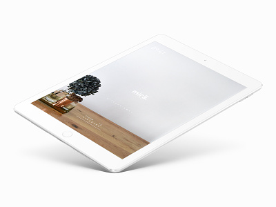 mirā – iPad Showcase App design dwm heaj ipad landing page mira ui ux web website
