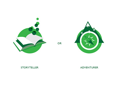 Withy Iconography adventure book branding iconography icons identity illustration