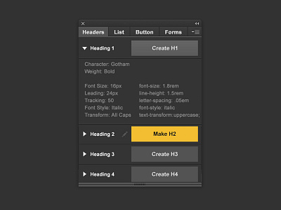 CSS Extension for Photoshop add on css design extension idea menu photoshop typography ui ux