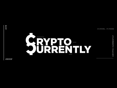 Crypto Currently Brand branding crypto crypto currency logo podcast typography wordmark