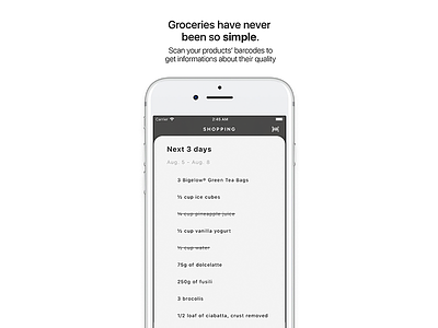 Chef for iOS — Groceries