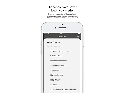 Chef for iOS — Groceries