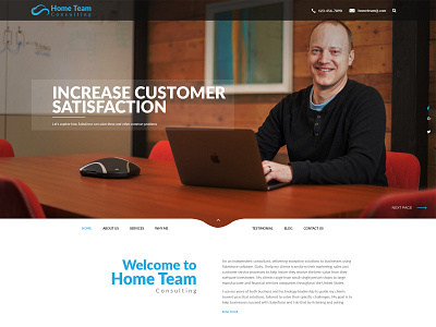 Increase Customer Satisfaction Web Design branding concept creative design landing landing page landingpage site typography web webpage website