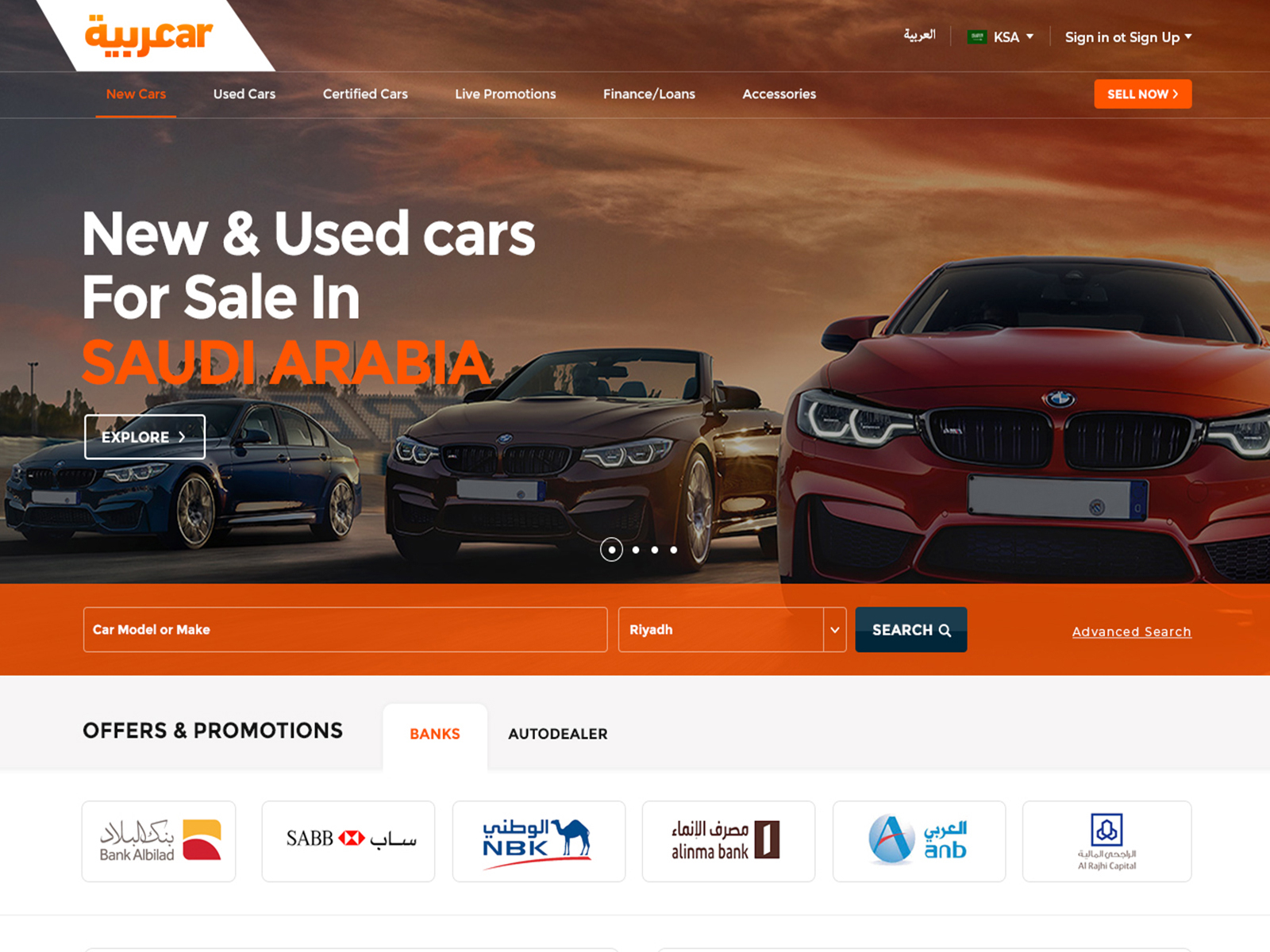 New Used Cars For Sale Web Page Design by WebPage Avenue on Dribbble