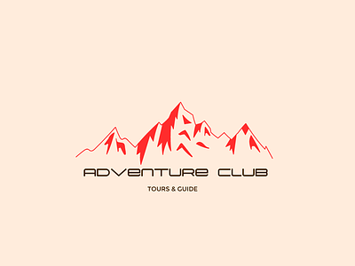 Adventure Club branding design logo