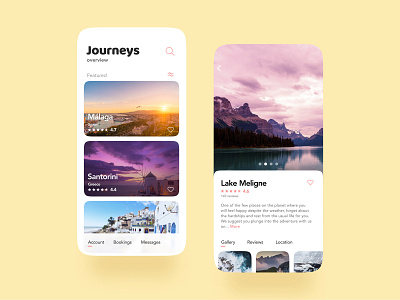 Explore the routes app clean design flat lake minimal new simple studio travel travel app typography ui