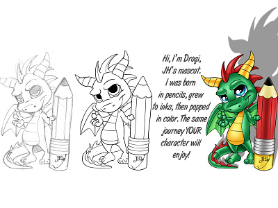 Character Design - Drogo brand character concept character design character illustration dragon illustrator mascot photoshop vector design