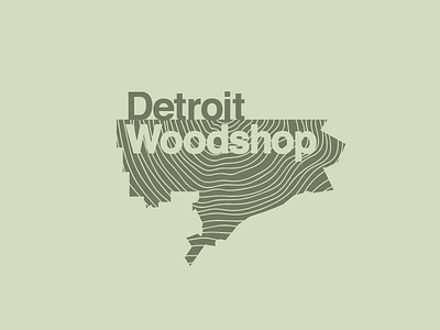 Detroit Woodshop Logo detroit detroit woodshop logo logo design woodshop
