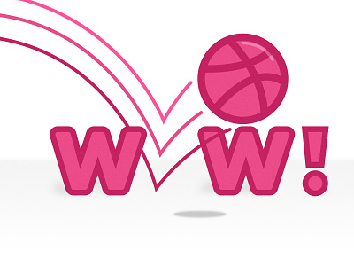 Dribble Debut Bball basketball bounce debut dribbble first dribbble wow