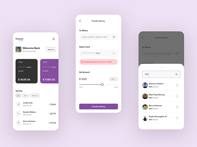 Financio-Payment UI Concept