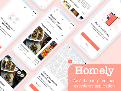 Homely - An Airbnb inspired food experience applicaton