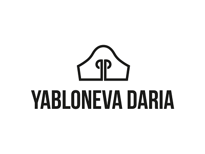 Logo Yabloneva Daria brand branding concept design fashion fashion brand fashion design graphicdesign logo logodesign logotype