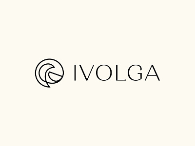 IVOLGA — Exclusive Fashion Brand bird brand branding clothes clothing design graphic design logo logodesign logotype vector
