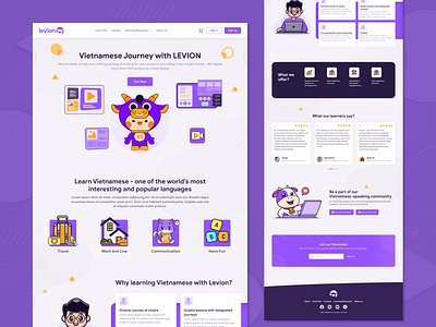 Levion - E-learning Platform to learn Vietnamese