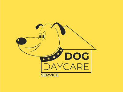 Dogcare Service 30dayslogochallenge daycare doggy illustration logodesign