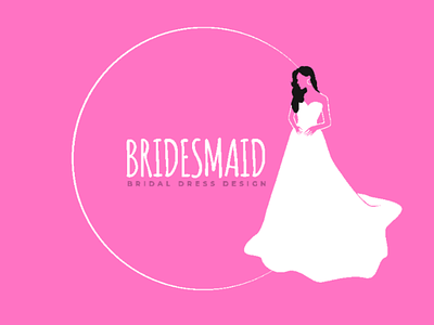 Bridal dress design logochallenge ivori logo design