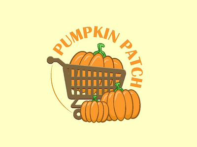 Pumpkin patch design ivori logo design pumpkins