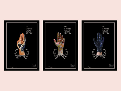 Posters for Trilogy: A Conceptual Bookstore