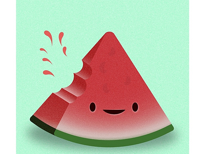 Watermelon illustration, disegn for summers poster! . design graphic design illustration illustrator vector watermelon