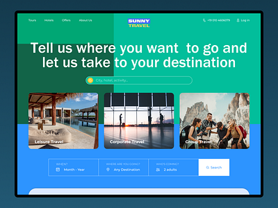 Travel Agency web design