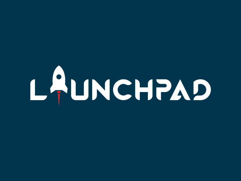 Launchpad logo rocket illustration illustrator logo design logo