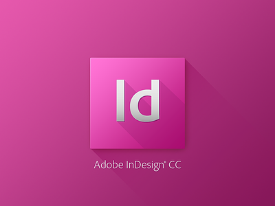 InDesign CC adobe cc creativecloud flat icon