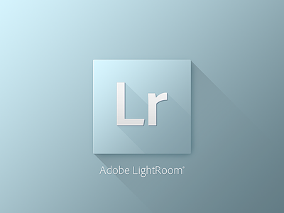 Lightroom CC adobe cc creativecloud flat icon