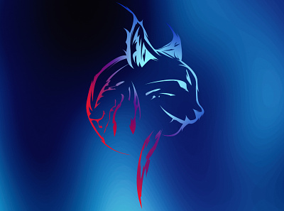 My logo illustrator logo logodesign lynx photoshop