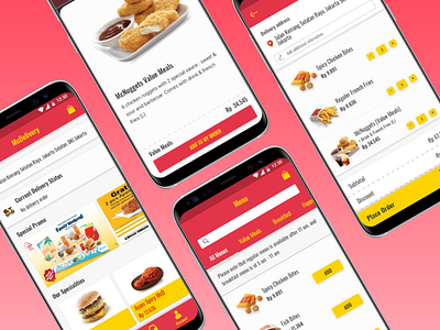 Mcdelivery App Redesign checkout page food app food app ui mobile app mobile app design mobile ui ui ui design uidesign
