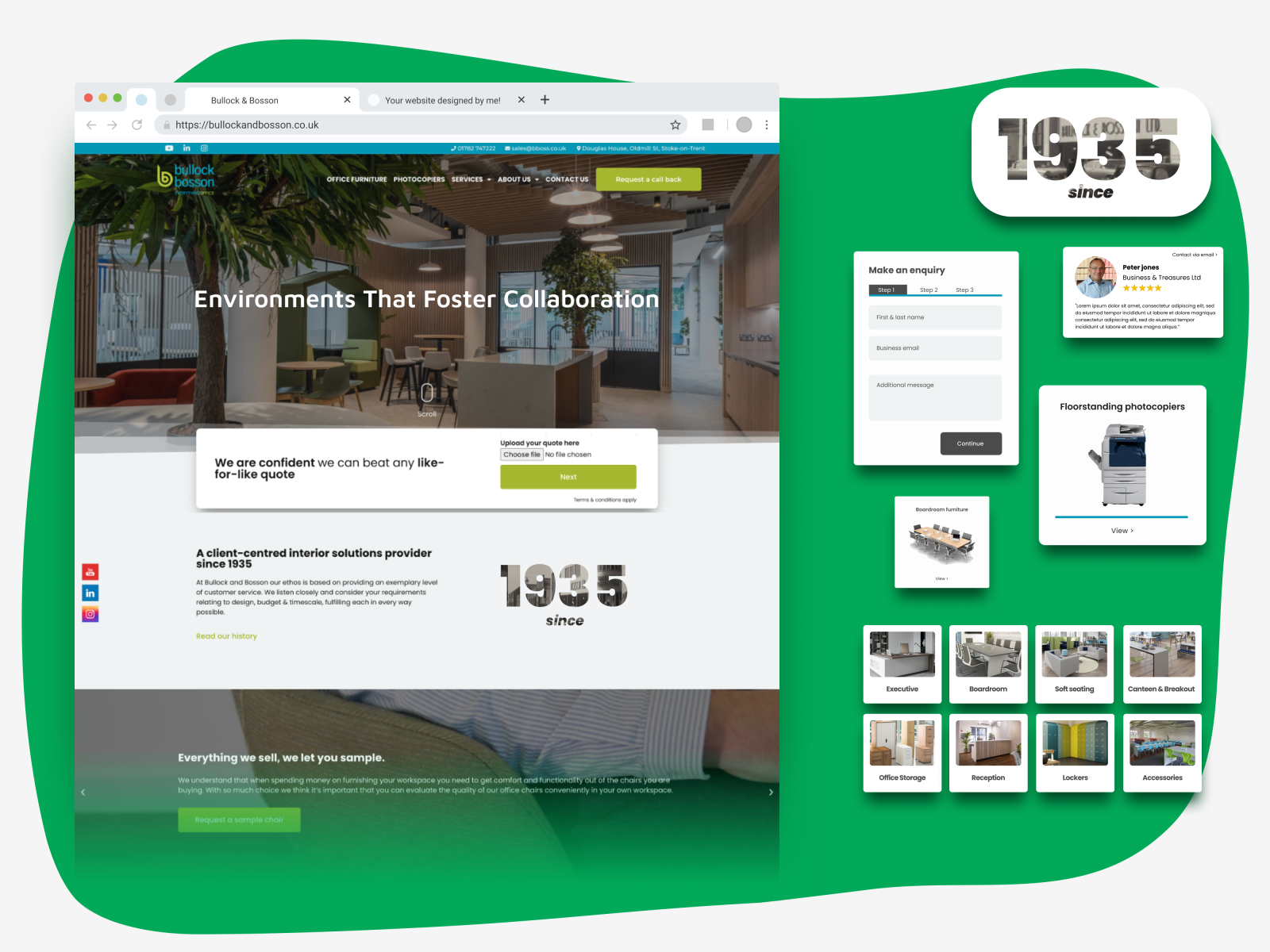 Modern with Heritage Office Furniture by Gustav Larsson on