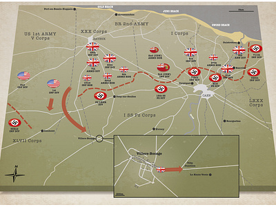 Battle Of Villers Bocage Graphic
