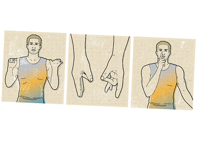 Meditation Techniques illustration adobe illustrator exercises explanatory feature fitness guide how to instruction instructional illustration vector vector illustration