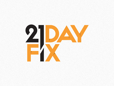 21 Day Fix fast lockup shadows type typography