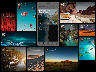 Agora Photo Contests app appdesign case study mobile photography uidesign