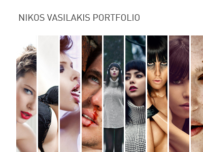 Nikos Vasilakis Photography Portfolio minimal modal photography portfolio slider