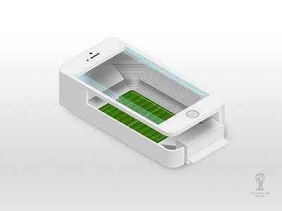 World Cup™ Go arena corinthians fifa football iphone isometric soccer world cup