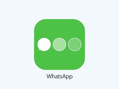 WhatsApp Icon Redesign app icon ios redesign whatsapp