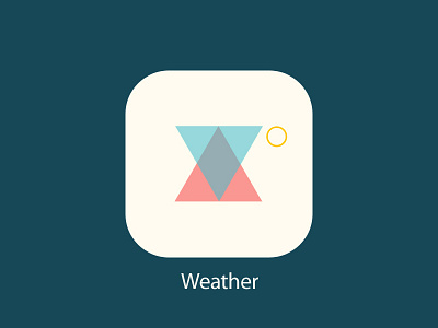 Weather 7 abstract app apple icon ios iphone logo redesign weather