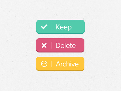 Buttons [FREEBIE] archive buttons delete free freebie keep save