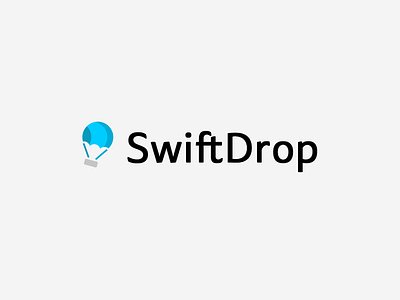 SwiftDrop brand identity logo swiftdrop