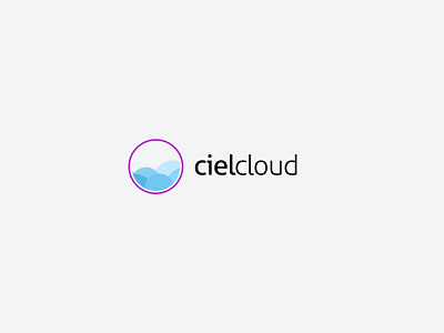 Cielcloud branding ciel cloud identity logo sky