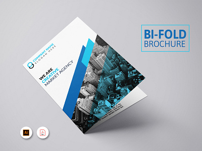 Corporate Business Bi-Fold Brochure Template advertising brochure bi brochure brochure design business clean company brochure company profile corporate corporate brochure creative creative brochure design editable fold modern modern brochure multipurpose print professional