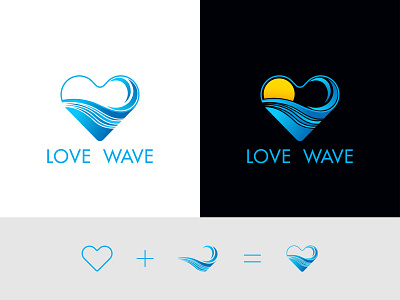 Love Wave Logo design