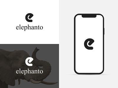 e + elephant trunk logo ai clean creative e letter logo elephant elephant trunk logo icon logo idea logo inspiration logo mark logodesign logotype minimalist logo modern logo simple