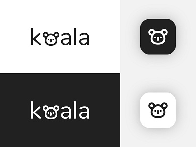 Koala Logo clean logo creative logo koala koala bear logo logo designer logo idea logo inspiration logo mark logotype minimalist logo modern logo modern logos simple simple logo
