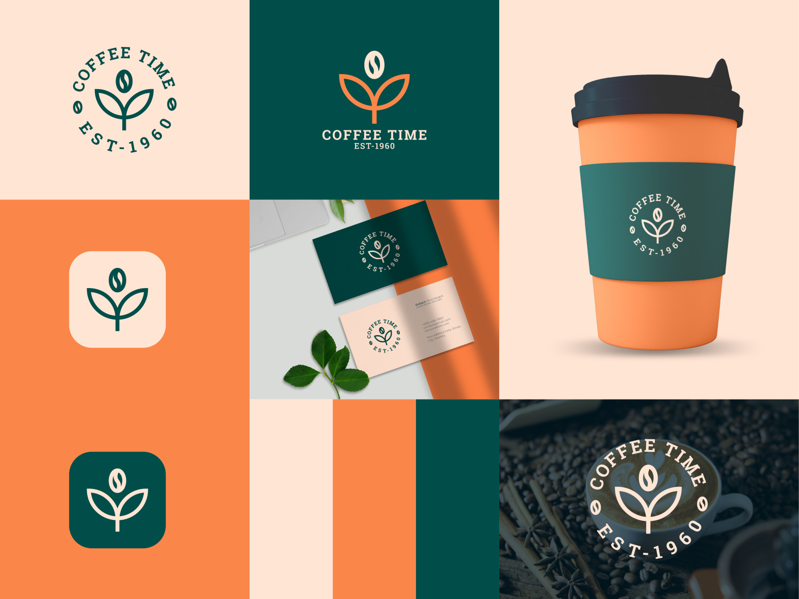 Letter T + Coffee Bean Logo Design by Ashiqur Rahamn Tareq on Dribbble