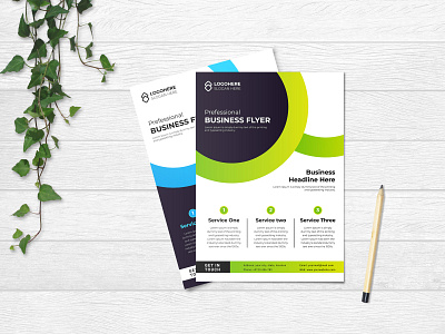 Professional Business Flyer a4 size advertising branding business flyer company corporate flyer creative design handout leaflet