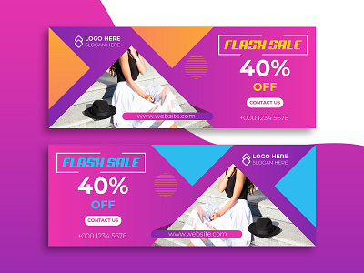 Facebook Cover Template adds advertising banner branding business creative design discount facebook cover offer sale