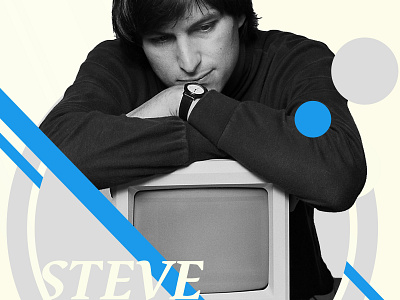 "The Ones Who Are Crazy Enough..." apple blue design quote quotes steve jobs typography